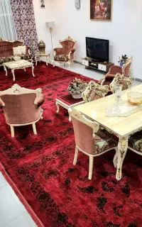 فرش۱۲متری برندتبریزتمام نخ۷۰۰شانه خاب بلندنوجهیزیه