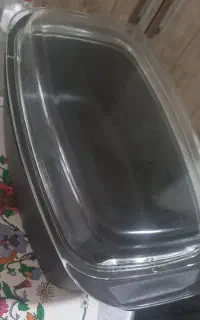 قابلمه چدن ماهی پزبادرب شیشه ای