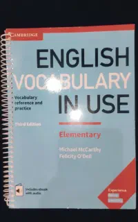 کتاب زبان English vocabulary
