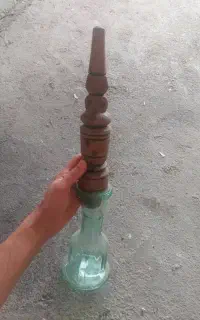 قلیان گردو کوچیک با شیشه
