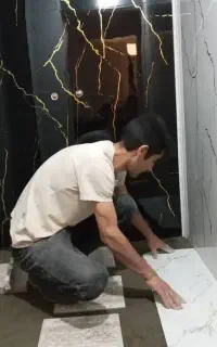 کاشیکاری با چسب، سرامیک کاری کاشی کاری ،تخریب