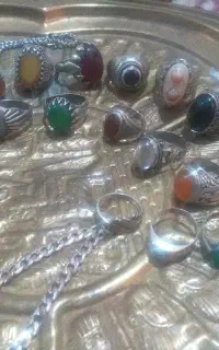 انگشتر نقره .لوازم کلکسیونی