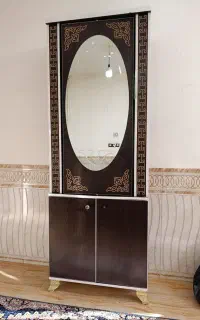 جاکفشی اینه دار، بوفه سفید، میز ناهار خوری سفید