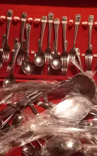 سرویس کامل قاشق وچنگال  ۱۲ نفره اصل ژاپن