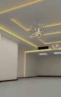 اجرای لاین نوری و نورپردازی سقف