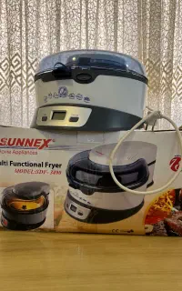 سرخ کن چندمنظوره بدون روغن SUNNEX (سرخ کن رژیمی)
