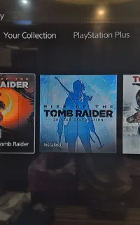 اکانت ظرفیت کامل ۳گانه Tomb raider تامب رایدر PS5