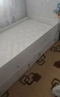 تخت نوزاد کودک و نوجوان تمام ام دی اف با تشک