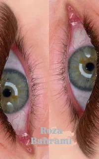 اکستنشن مژه/کاشت مژه تار ب تار روسی