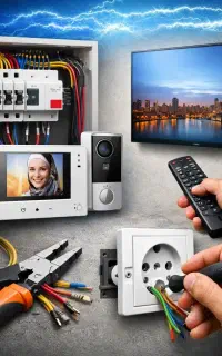 برقکاری ساختمان نصب و تعمیرآیفون کولر (زیر قیمت)