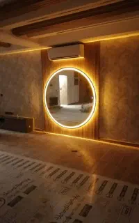 نصاب  شیشه سکوریت ضدگلوله دکوفیکس آینه دکوراتیو