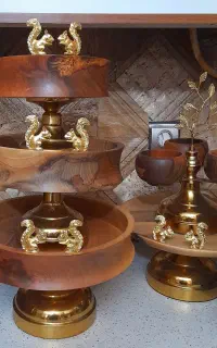 ظروف چوبی پذیرایی کاملا نو