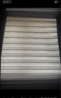 پرده زبرا سفید