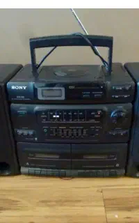رادیو ضبط دوکاسته سی دی پلیر سونی sony