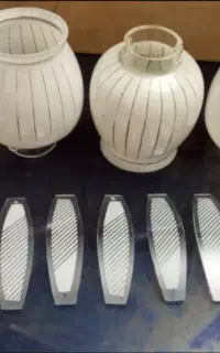 حباب و آویز لوستر و آباژور
