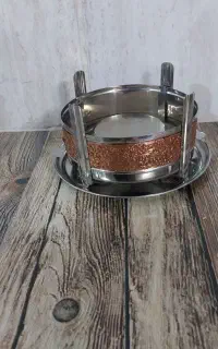 بطری شیشه ای و اسپند دود کن