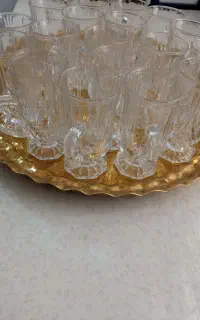18 استکان ژاپنی اصل حک شده درحد نونو بدون خط و خش
