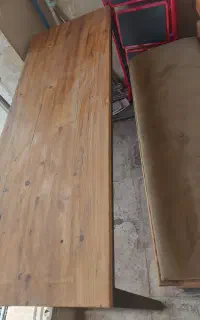 نیمکت چوب راش گرجستان با میز