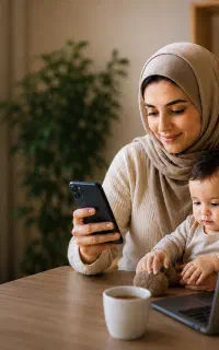 کار آنلاین با گوشی برا بانوان خانه دار ومستقل
