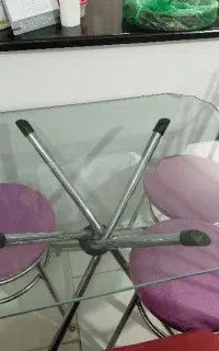 میز ناهارخوری تاشو فلزی