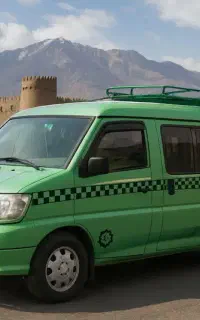 ون دربستی تور وانا هایس کرمان گردی گردشگری کلوت بم