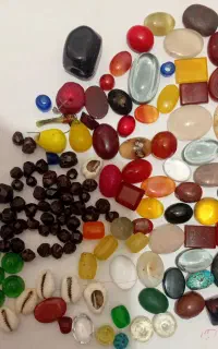 سنگ و مهره باستانی گبری زیرخاکی قدیمی تضمینی