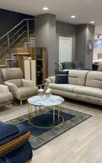 مبل راحتی شرکتی مدرن لورنت8نفره مکانیز آماده تحویل