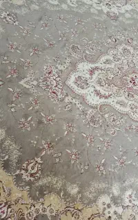 فرش دوازده متری رنگ طوسی