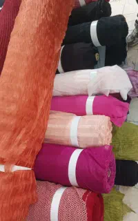 پارچه حریر  تورکش درهمی