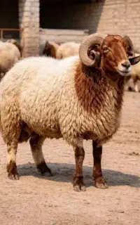 دام جوونا گوسفندبره نر عقیقه کردن قربونی زنده کشتن