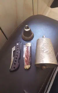 زنگوله ، چاقو ضامن دار ، قور، قورچه قدیمی