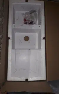 سینک سفید گرانیتی  خارجی