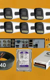پک دوربین مداربسته 8 کانال
