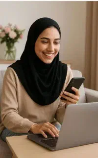 کار درمنزل با گوشی
