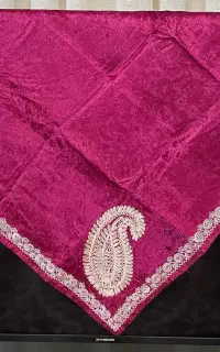 رومیزی مخمل سوزندوزی کار قدیم