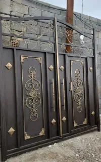 درب بزرگ اهنی سنگین ۳ متری