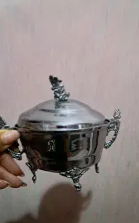 قندان استیل قدیمی