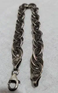زنجیر دستبند نقره