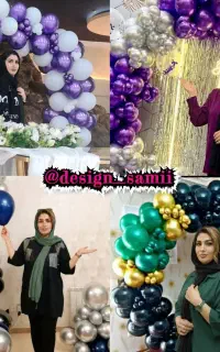 دیزاین بادکنک آرایی و گل آرایی