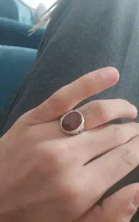 انگشتر عقیق نقره