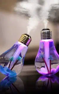 بخور سرد و چراغ خواب طرح لامپی