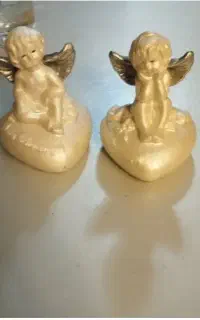دو عدد مجسمه فرشته