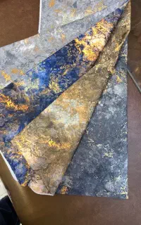 پرده آماده نصب مخمل چاپی درجه ۱
