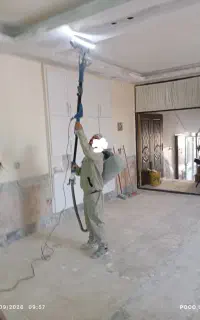 نقاش ساختمان رنگ امیزی  کناف وبتونه رنگ  کناف