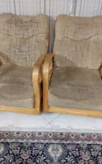 مبل 2تا 1نفره راحتی چوب روسی
