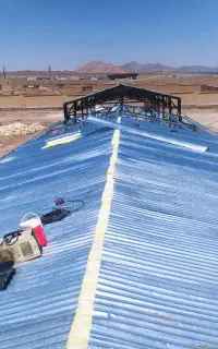 جوشکاری سیار اجرای سقف شیروانی