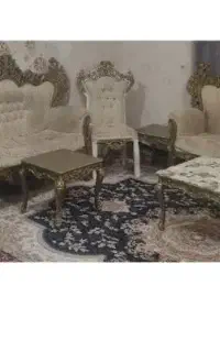 مبل نه نفره همراه با سه میز