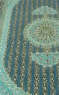 قالی دست باف چله ابریشم