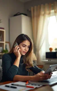 کار با گوشی ویژه بانوان بالای ۱۵ سال