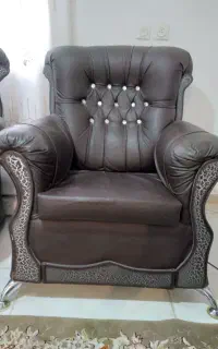 مبلمان راحتی چرم ۸ نفره